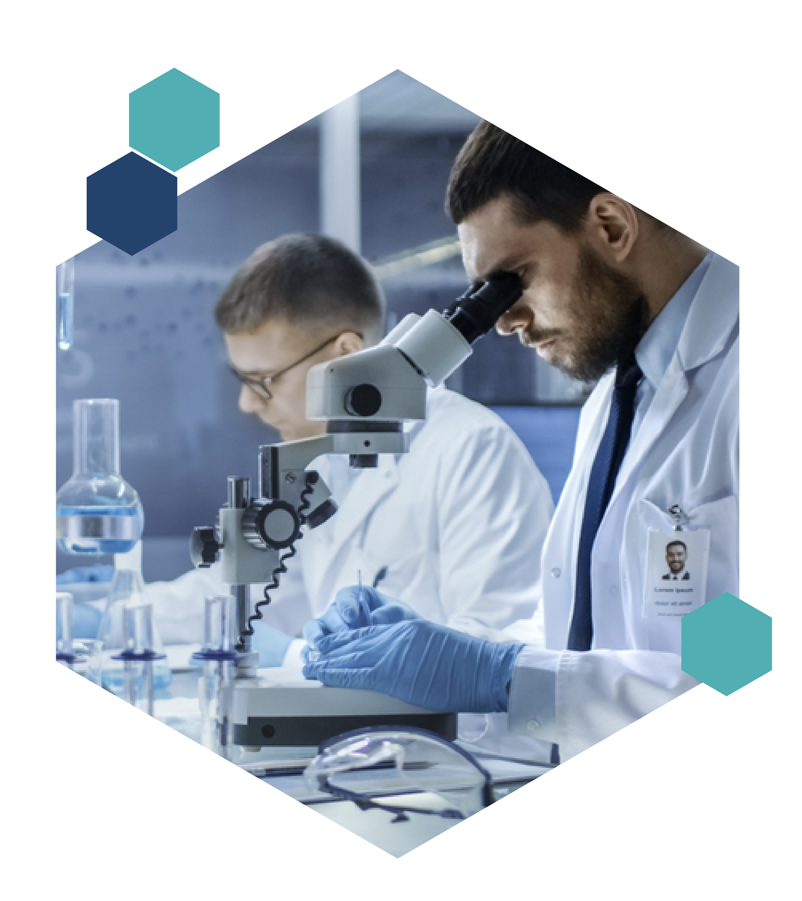 man looking into scope